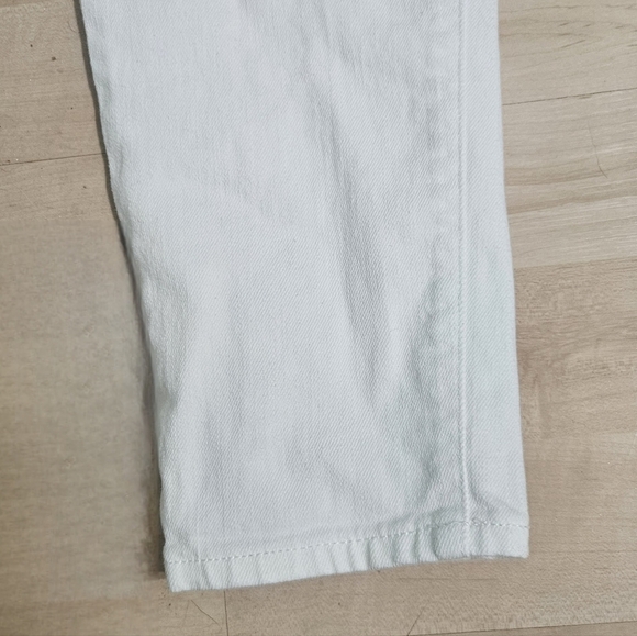 Lauren Ralph Lauren High Waist Skinny Crop Ankle White Denim Jeans size 10 - Picture 5 of 9